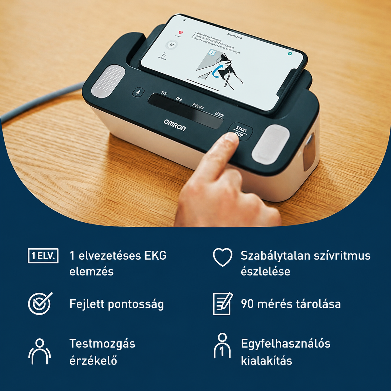 OMRON okos vércukor- és egészségmonitor otthonra: Minden fontos adat kéznél, egyszerű használat és teljes nyugalom a mindennapokban