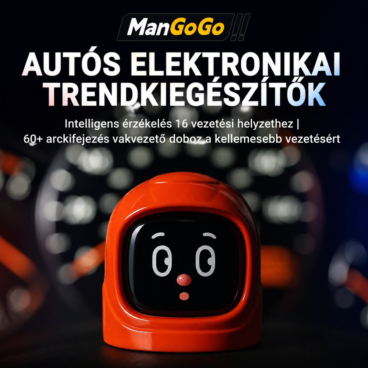 MANGOGO Autó Robot Elektronikus Kisállat Okos Játékautó Dísz Dekoráció - Tökéletes Születésnapi Ajándéknak
