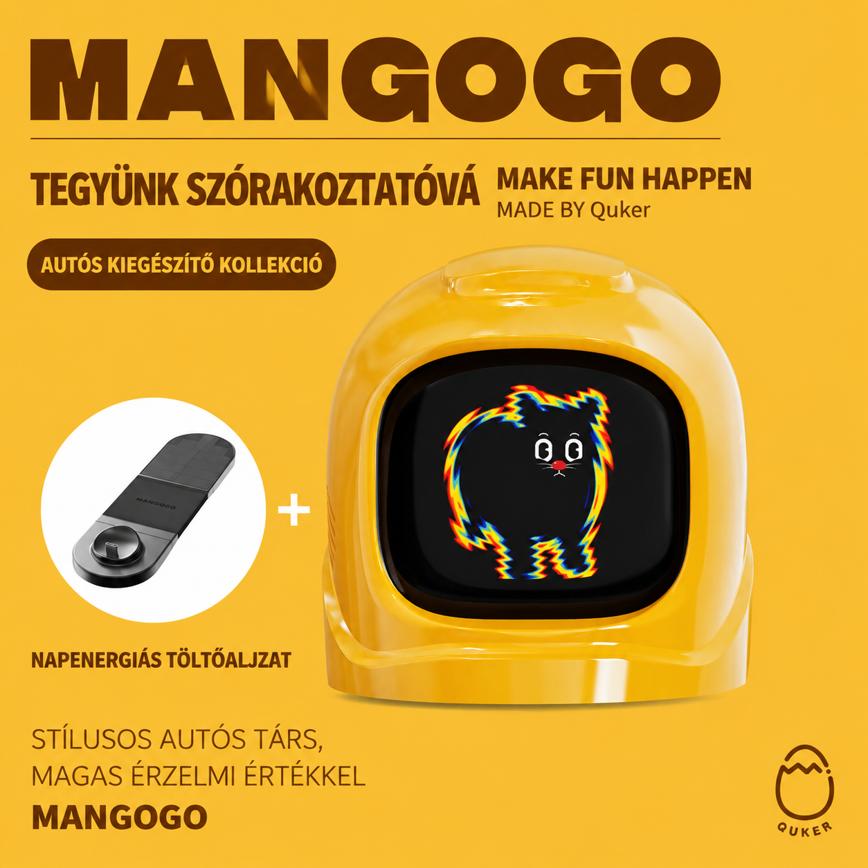 MANGOGO Autó Robot Elektronikus Kisállat Okos Játékautó Dísz Dekoráció - Tökéletes Születésnapi Ajándéknak