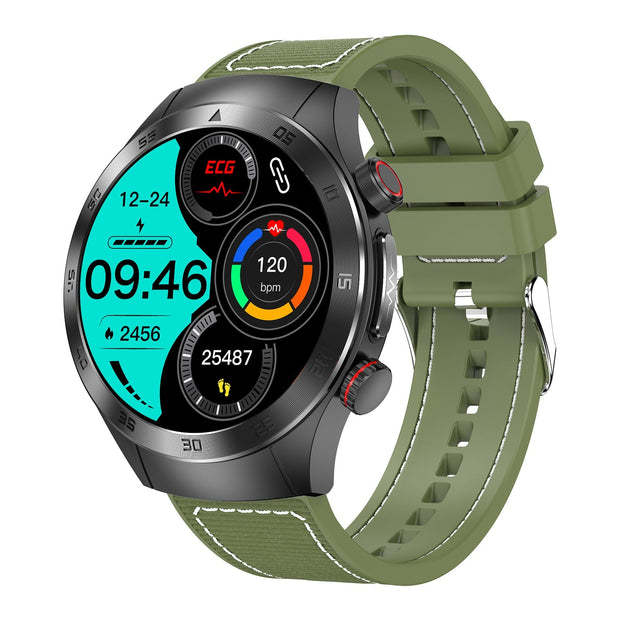 HealthWave Max - A legjobb okosóra orvosi diagnosztikához, óra a vérzsírok, a húgysav és a vércukorszint monitorozására, valamint EKG-t és fotopletizmográfiát használó fitneszkövető.