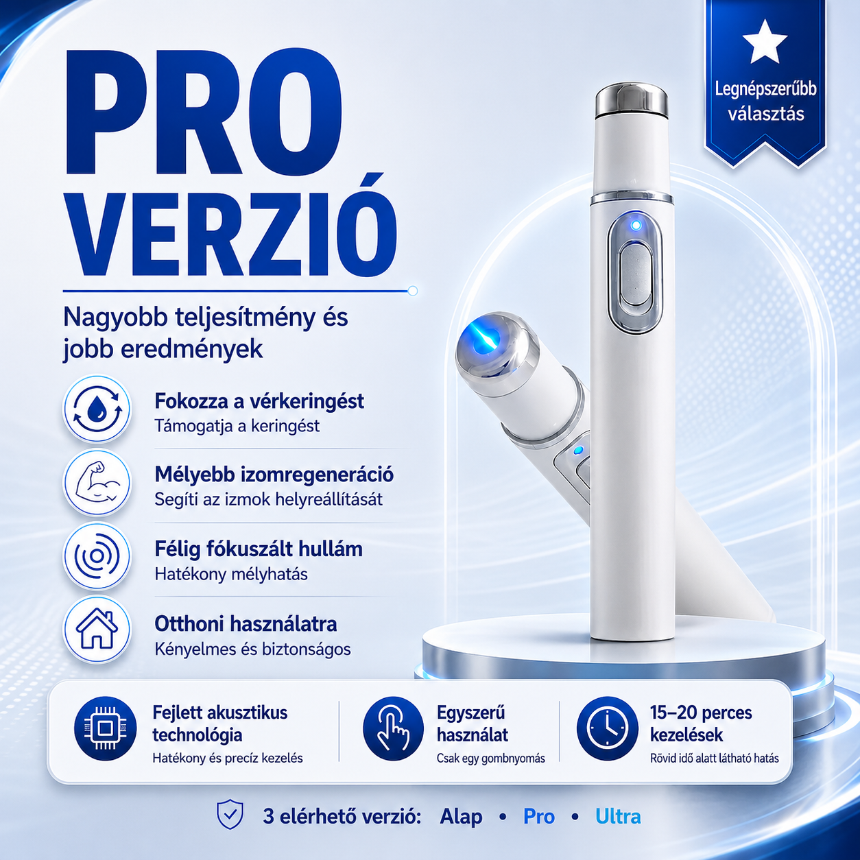 😍😍 Újítsa meg férfi vitalitását, nyerje vissza önbizalmát  Fejlett lökéshullám-terápia, amely támogatja az erekció minőségének és tartósságának javítását, miközben enyhítheti az izmok, ízületek és inak fájdalmát.💪💪