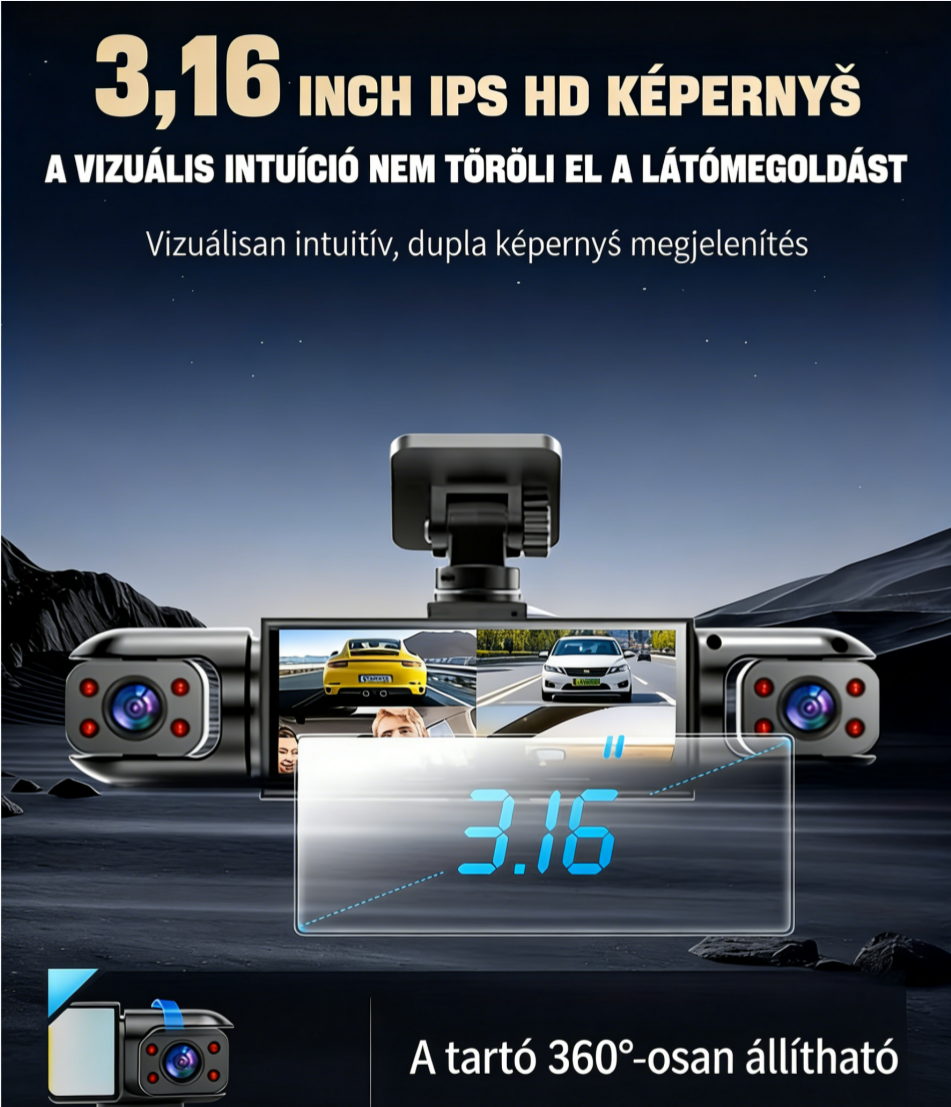 [Copy]BlackVue 4 csatornás 360° panoráma menetrögzítő kamera | Teljes körű védelmet biztosít a vezetéshez és parkoláshoz