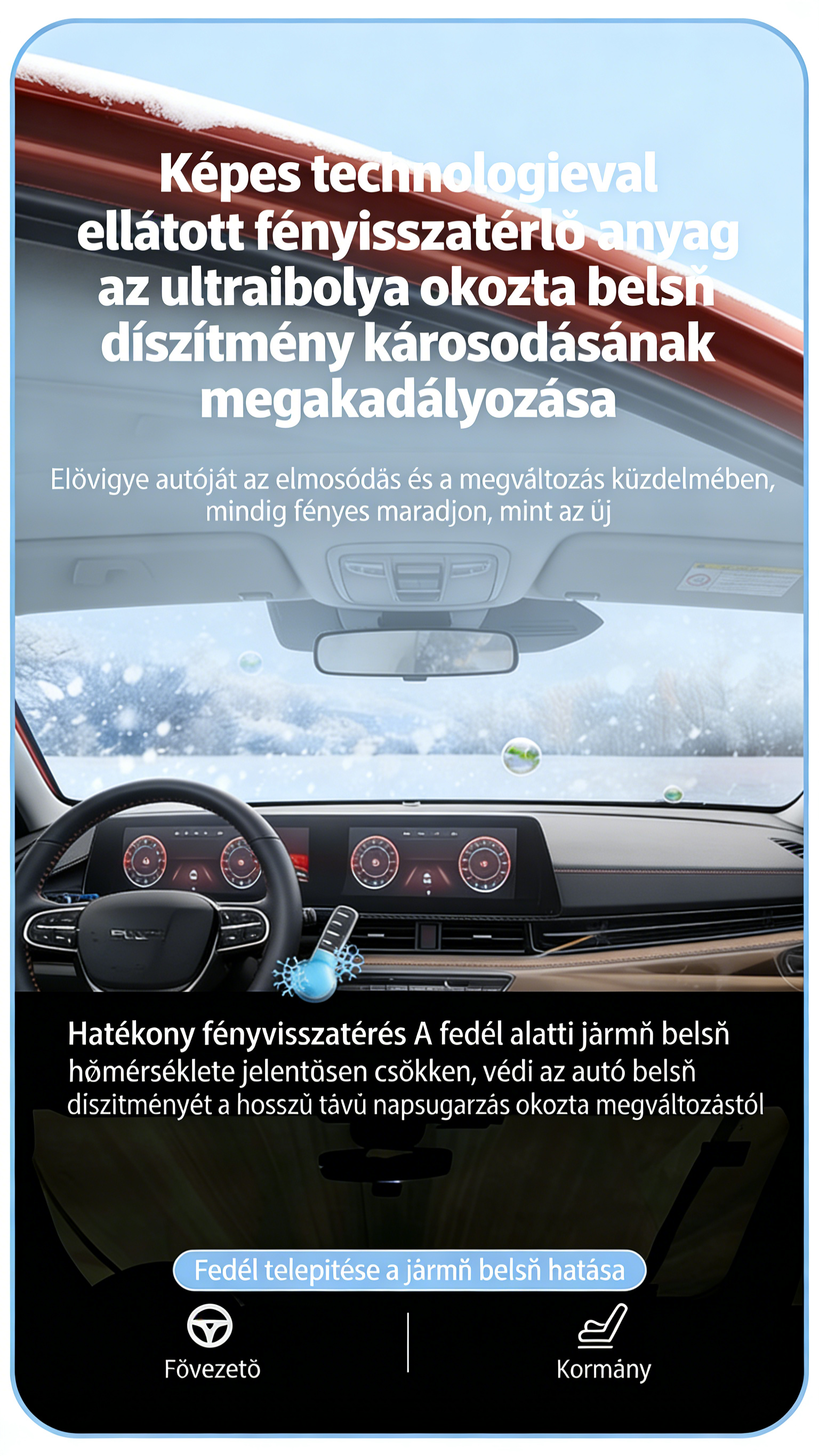 Kegel-Blazusiak Napelemes, Intelligens, Teljesen Automata Autótakaró Okos Védelem Kültéri Parkoláshoz – Távirányítás, APP, Hő- és Időjárásvédelem