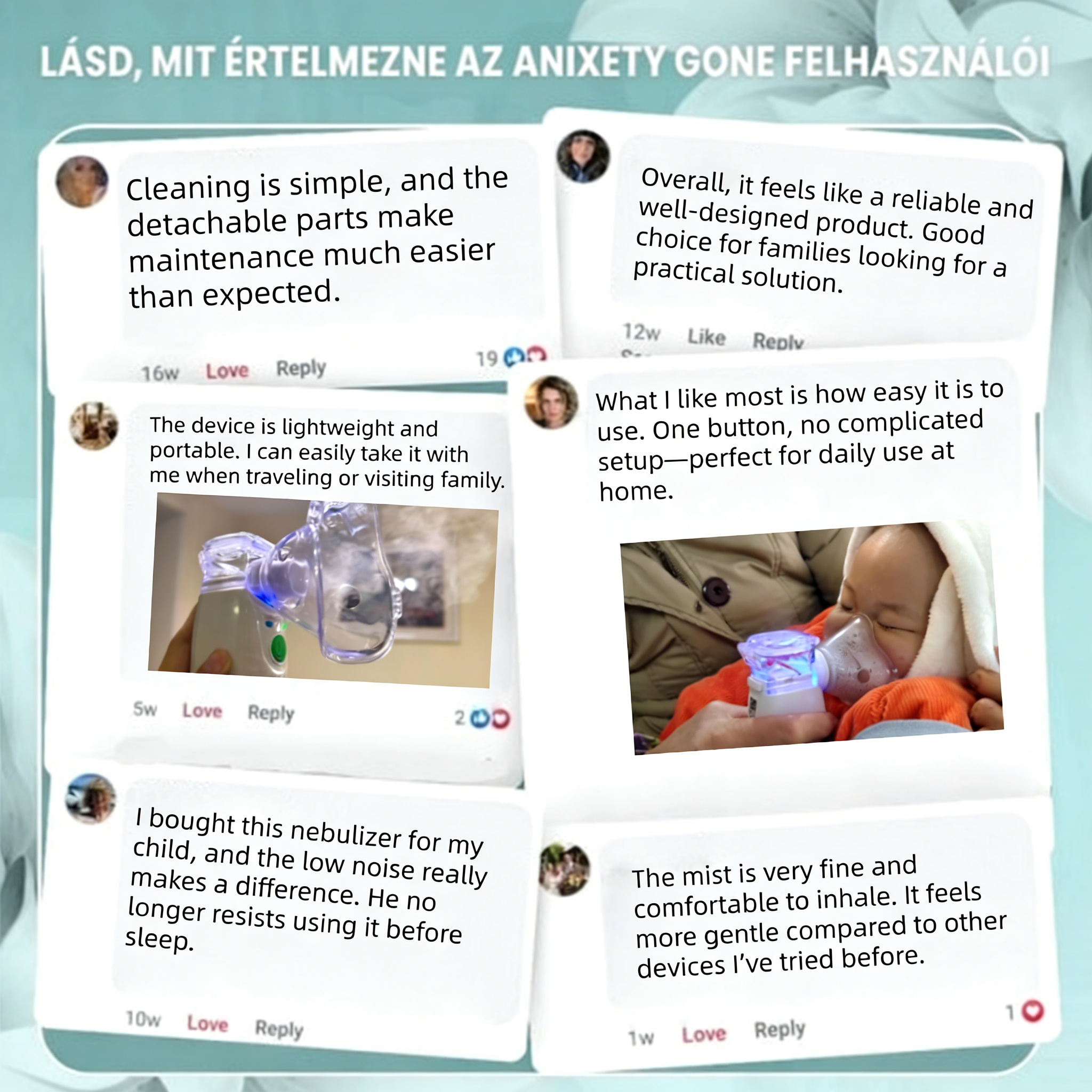 [Copy]OMRON inhalátor｜Kíméletes és hatékony légúti kezelés az egész család számára, otthoni használatra