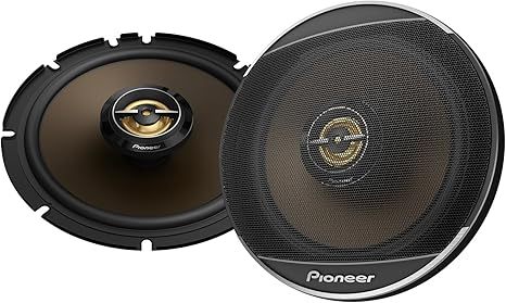 PIONEER A-sorozatú 6,5”-os 2-utas hangszórók (párban), kiegyensúlyozott hangzás + sima magas hangok, fokozott basszus, ideális gyári frissítés, mellékelt telepítési adapterek