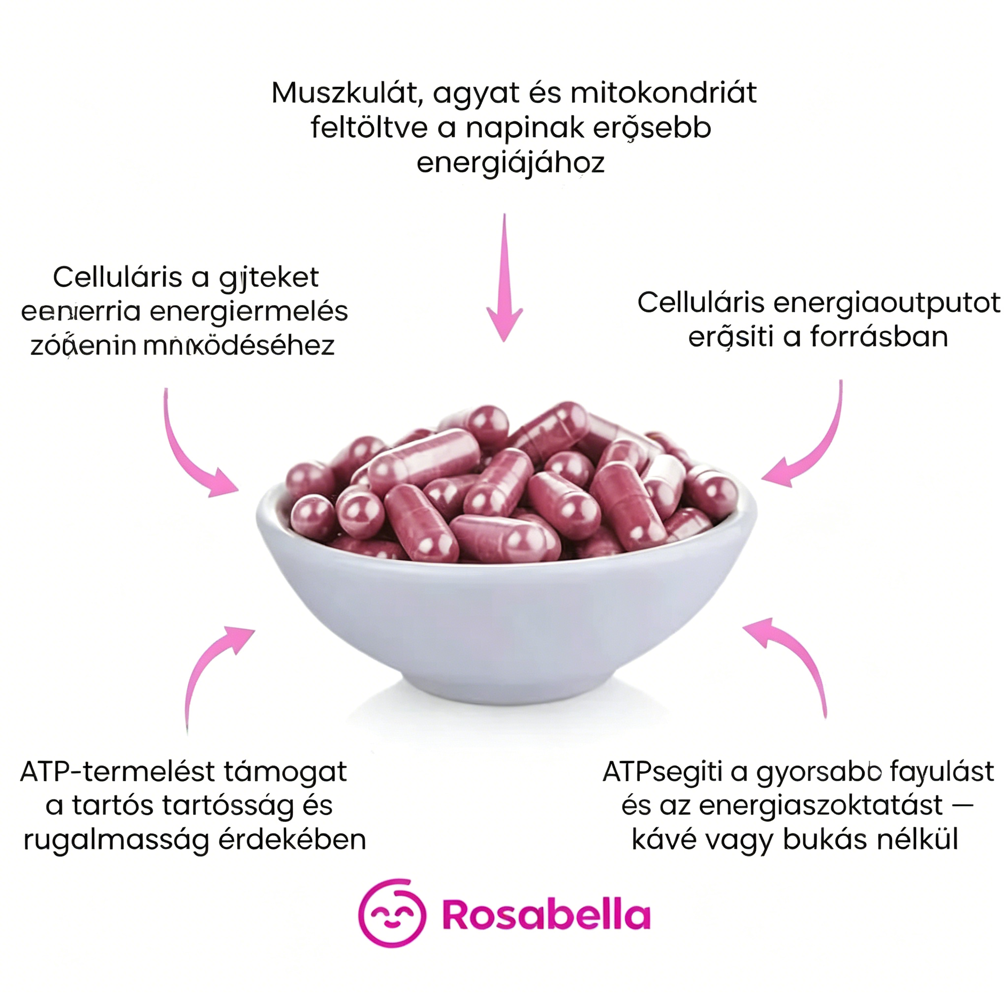 Rosabella cékla kapszulák a vérkeringés és a vitalitás támogatására