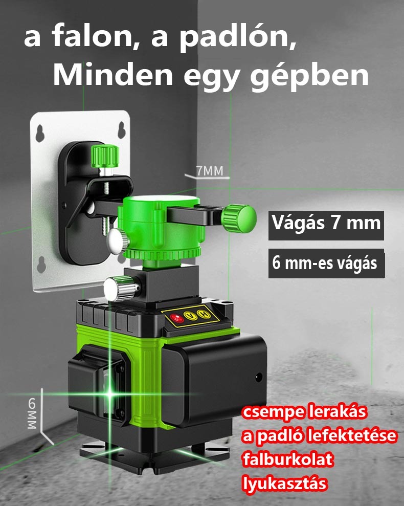 🛠【Milwaukee】360°-os teljes lefedettségű lézerszint