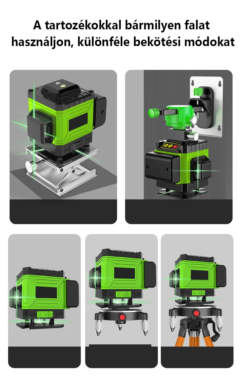 🛠【Milwaukee】360°-os teljes lefedettségű lézerszint