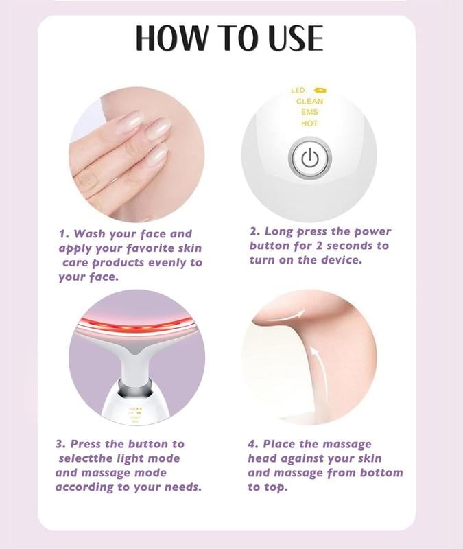 Last Day Promotion 48% OFF🔥Three-Purpose Lifting And Firming Facial Massage Device