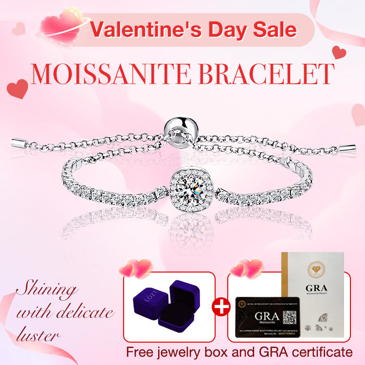 💝Eternal Love Moissanite Bracelet - With premium gift box and GRA certificate. 💝