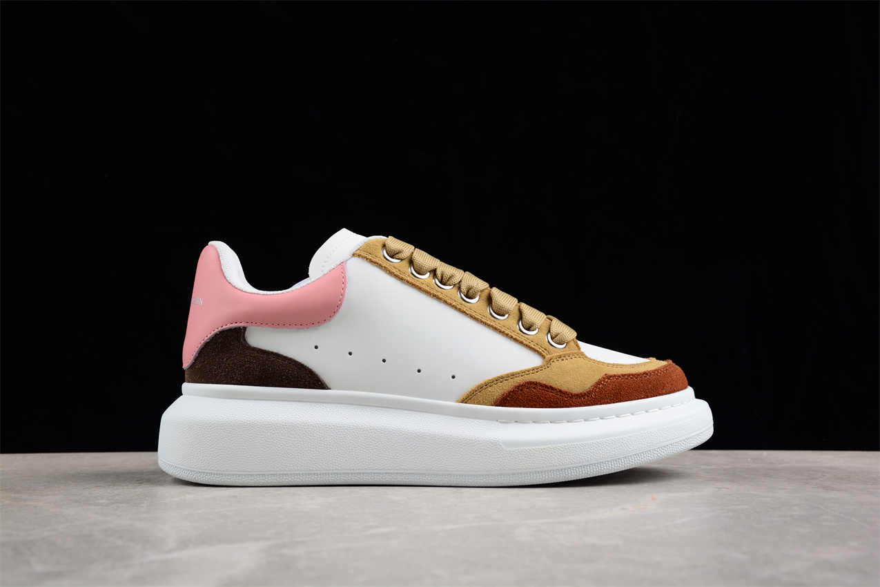 Alex McQ  women sneakers white/pink/brown