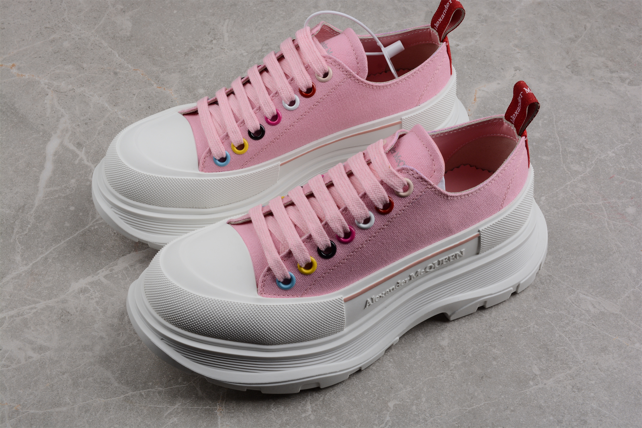 Alex McQ  women sneakers white pink-A
