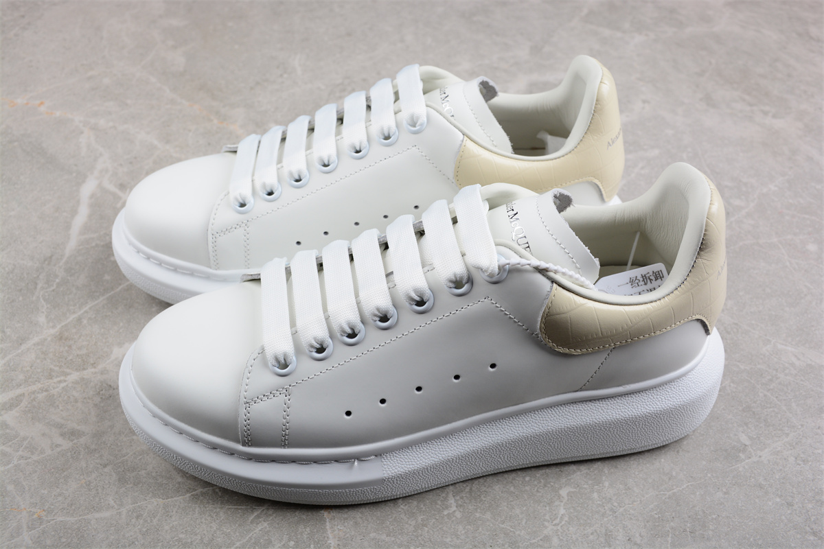 Alex McQ  men and women sneakers white wheat-colored