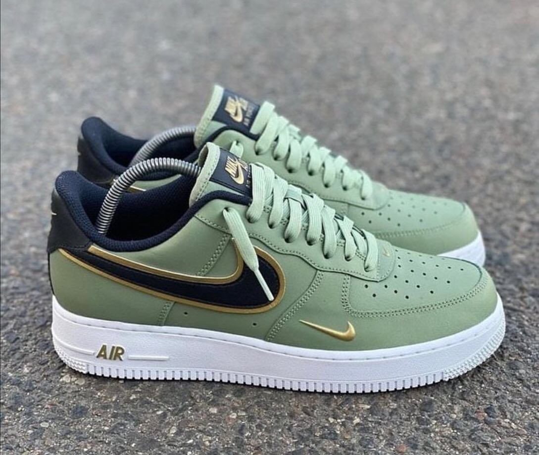 AF 1 Low 07 Double Swoosh Olive Green