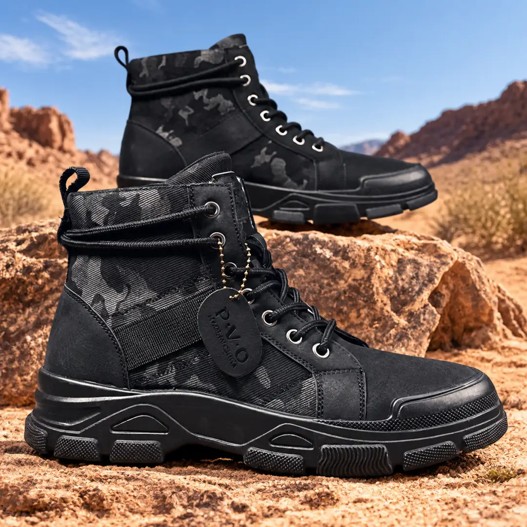 Men’s Modern Hiking Boots – Lightweight Outdoor Comfort & All-Terrain Grip
