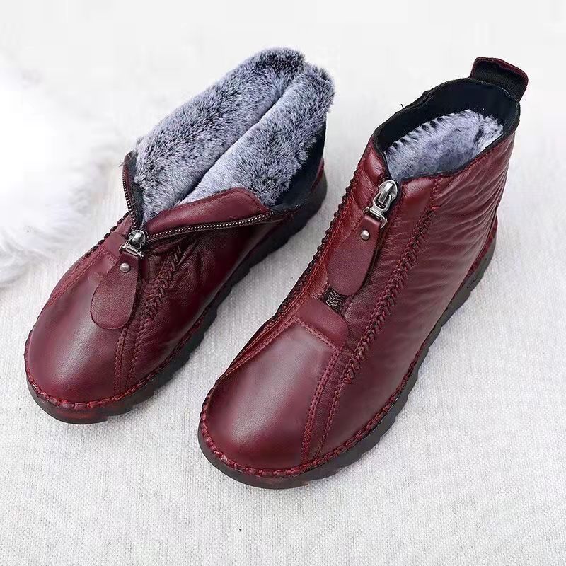 🔥Last Day 50% OFF - Women‘s Waterproof Non-Slip Warm Fur Lined Winter Ankle Boots