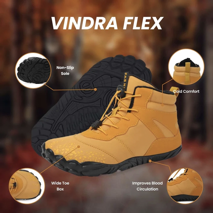 ⏰Promotion 50% OFF -Men’s Waterproof Outdoor Warm Shoes | Lightweight Anti-Slip Winter Hiking Sneakers