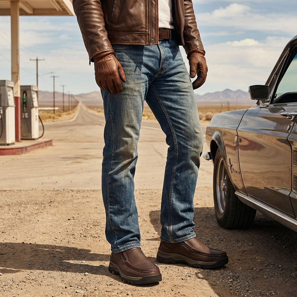 ⏰Promotion 50% OFF - Men’s Orthopedic Supportive Hands Free Slip-On Leather Casual Loafers