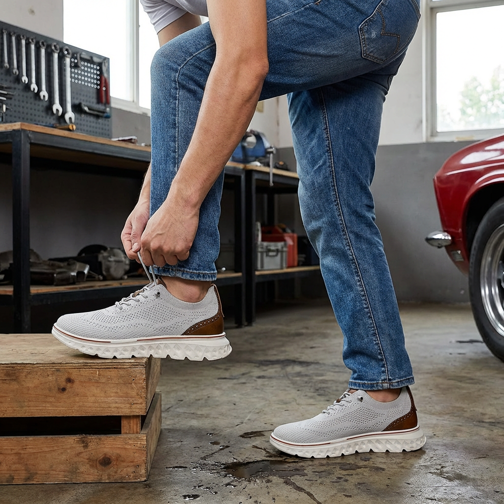 Men's hands-free casual walking shoes