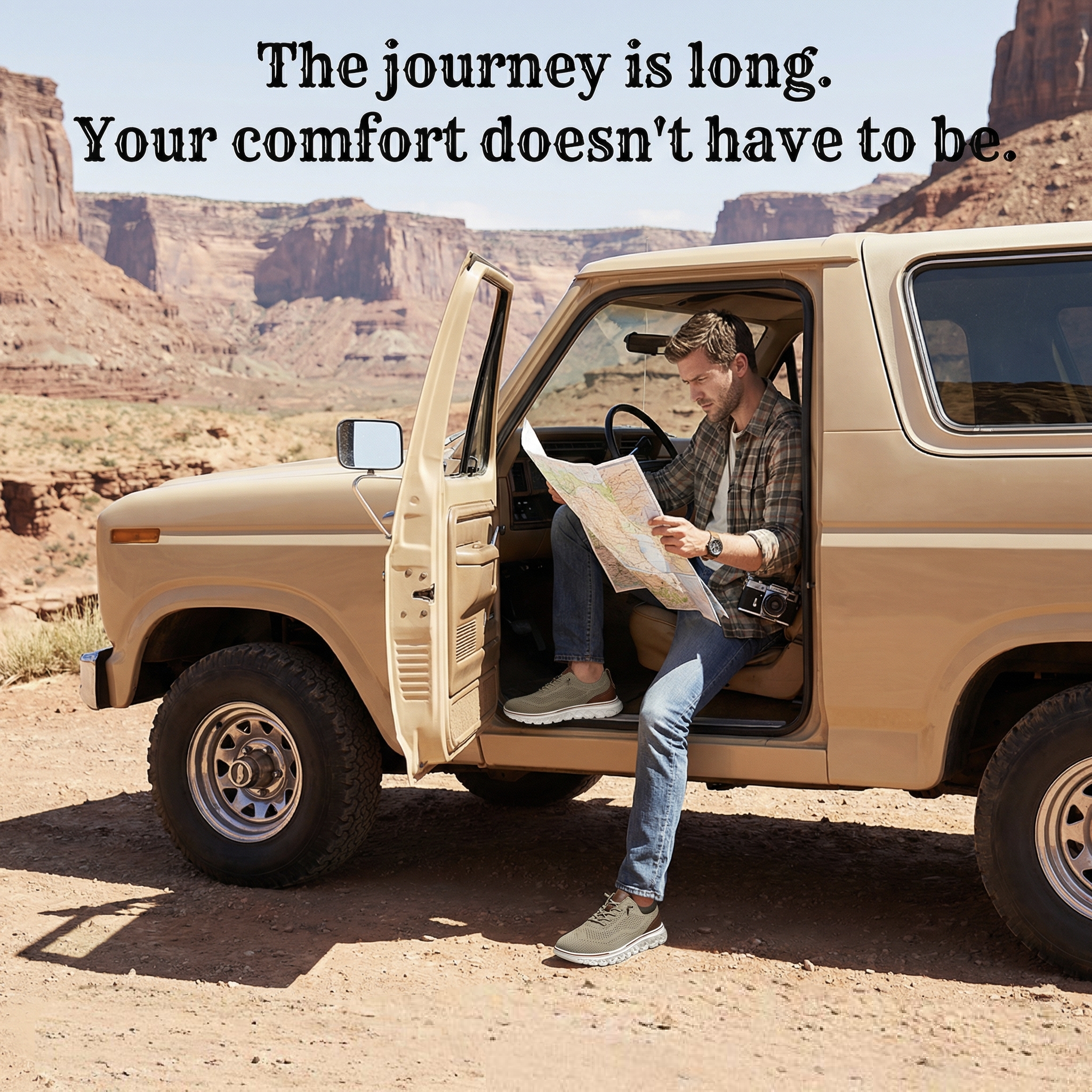 Men's hands-free casual walking shoes