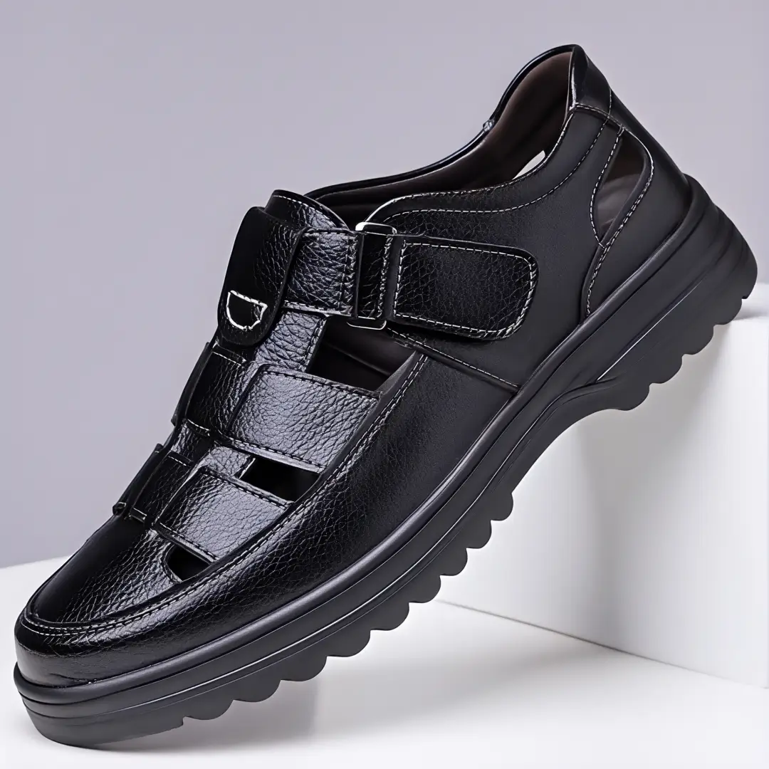 Men's Genuine Leather Comfort Walking Sandals