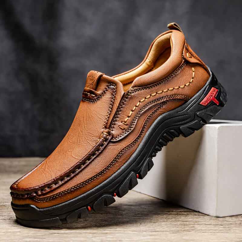 ⏰Limited Time 50% OFF🔥COMFYMORE® Men's Handmade Genuine Leather Orthopedic Walking Shoes