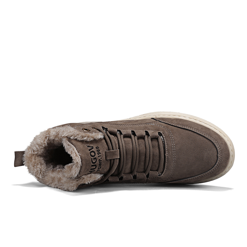 Men's-Outdoor warm waterproof ski-proof boots