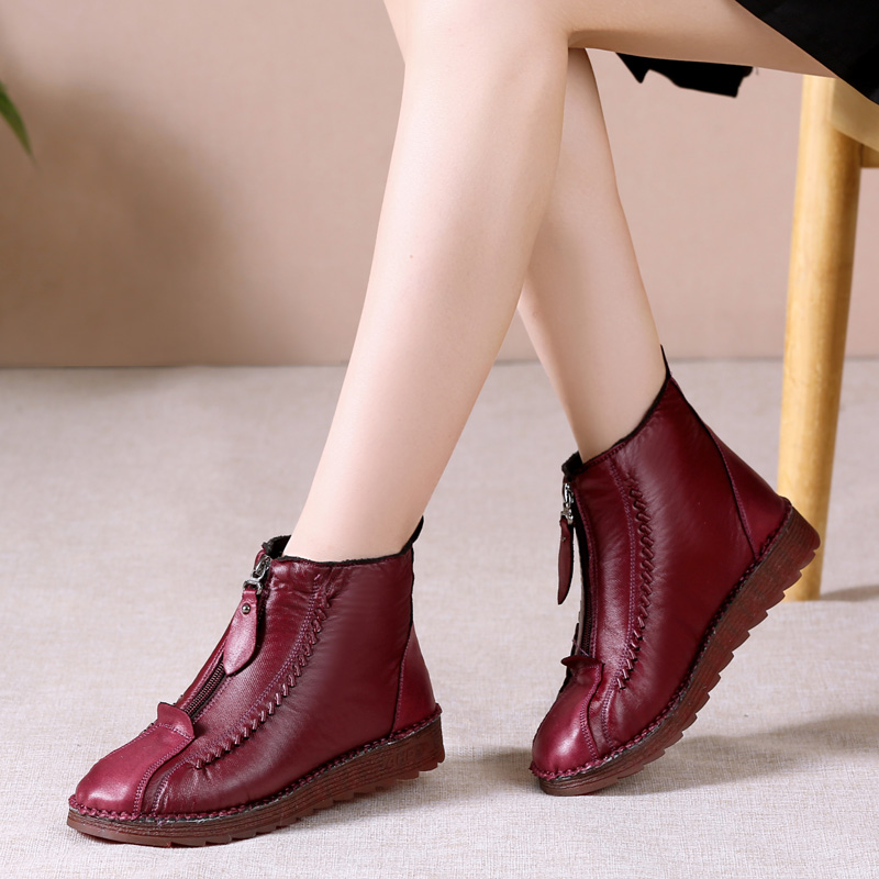 COMFYMORE™ Womens Winter Warm Waterproof Non-Slip Fur Lined Ankle Boots