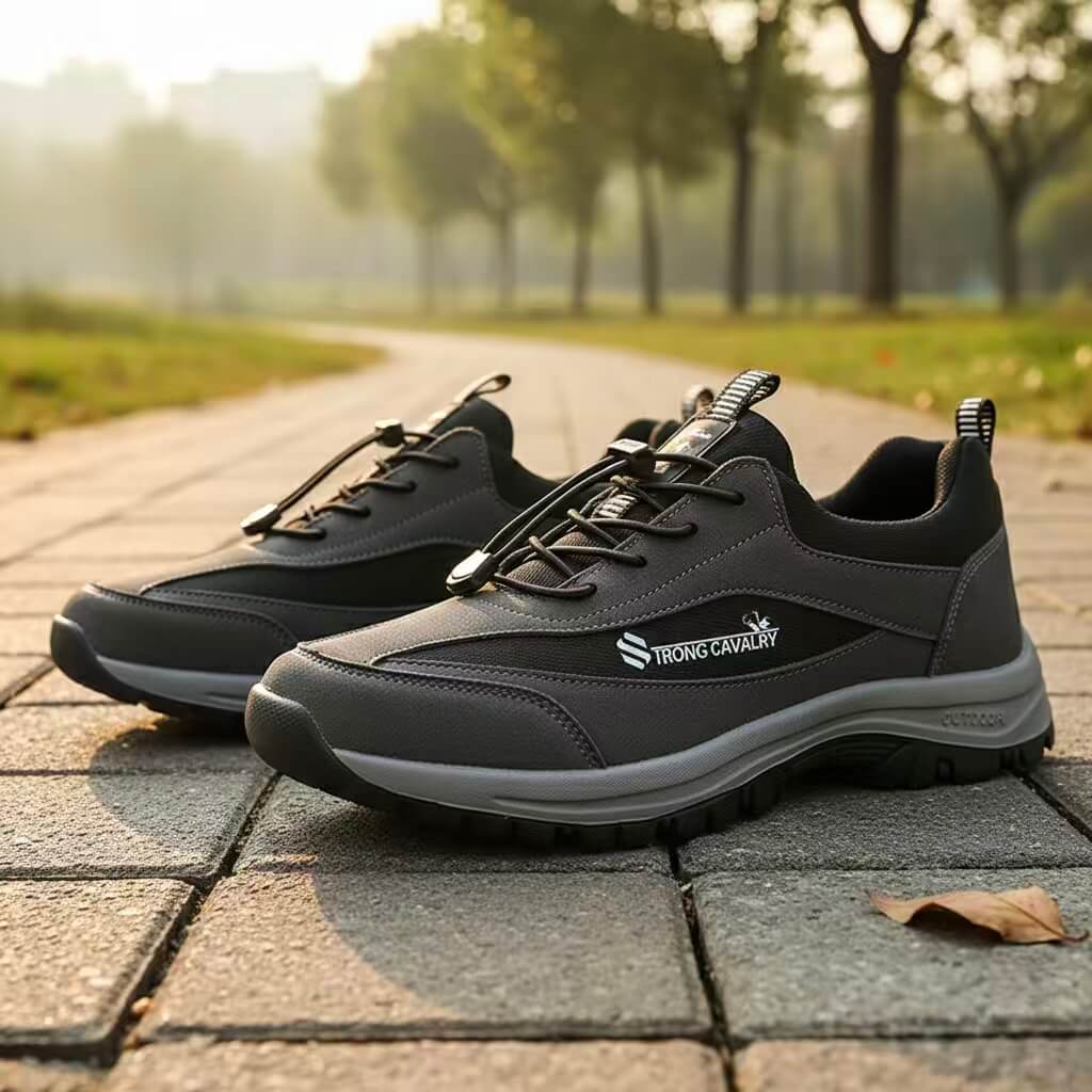 ⏰Promotion 50% OFF - Men's Comfortable Casual Arch Support Steel Toe Safety Work Shoes
