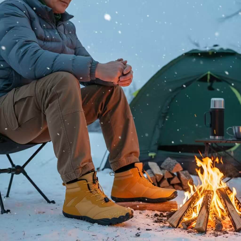 ⏰Promotion 50% OFF -Non-slip & Universal Winter Barefoot Shoe 