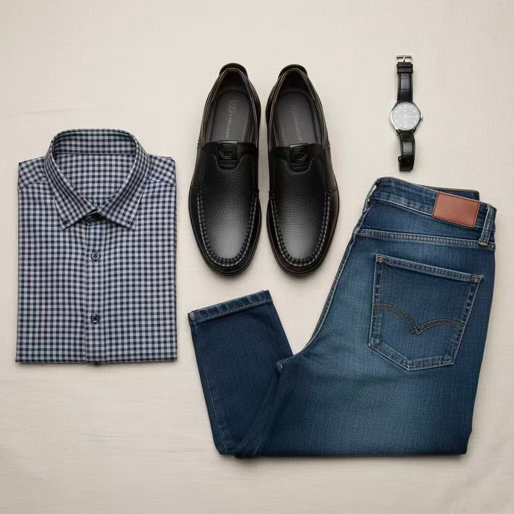 Last Day 50% OFF🔥Men's Genuine Leather Soft Insole Casual Business Slip On Loafers