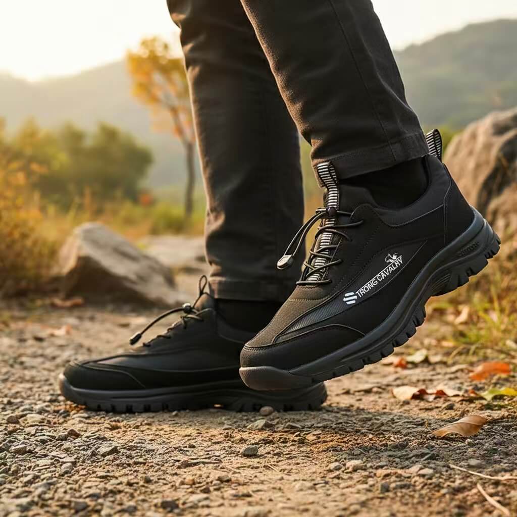 ⏰Promotion 50% OFF - Men's steel-toed shoes, non-slip and comfortable, orthopedic walking shoes