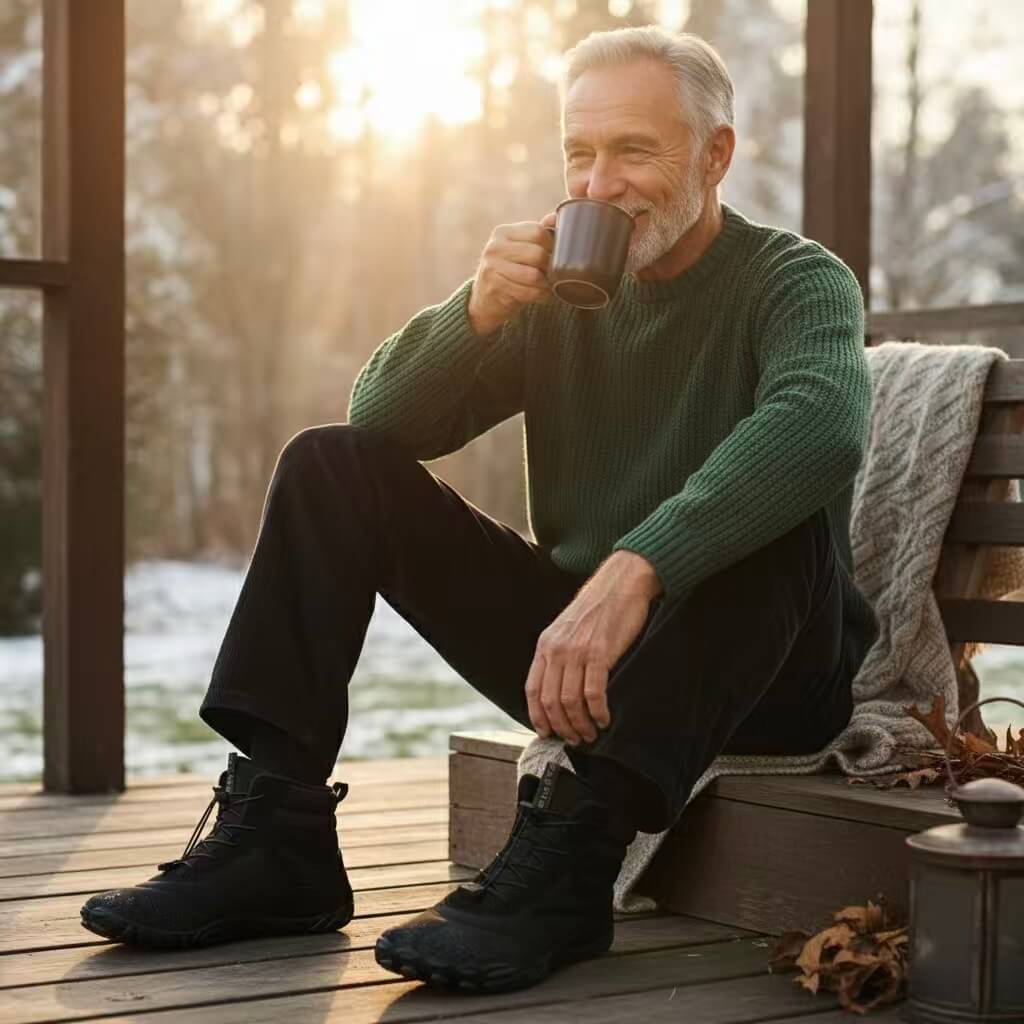 🔥50% OFF | Non-Slip Winter Barefoot Shoes for Men  – Warm, Flexible, and Comfortable Fit