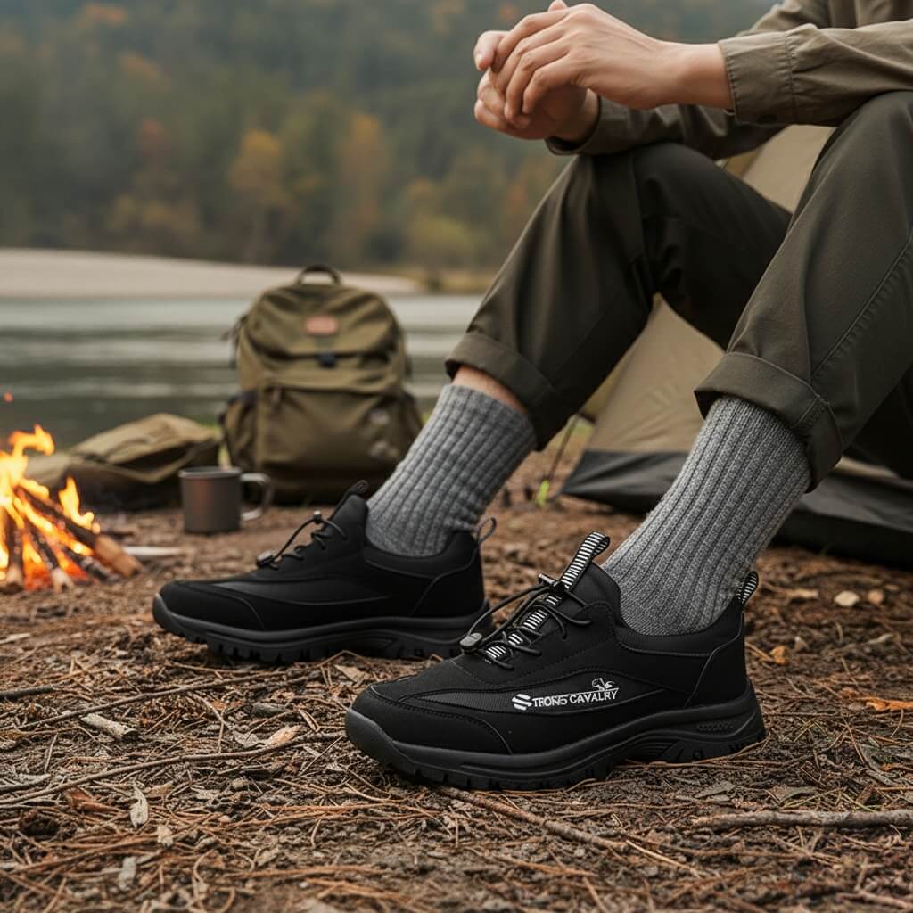 ⏰Promotion 50% OFF - Men's steel-toed shoes, non-slip and comfortable, orthopedic walking shoes