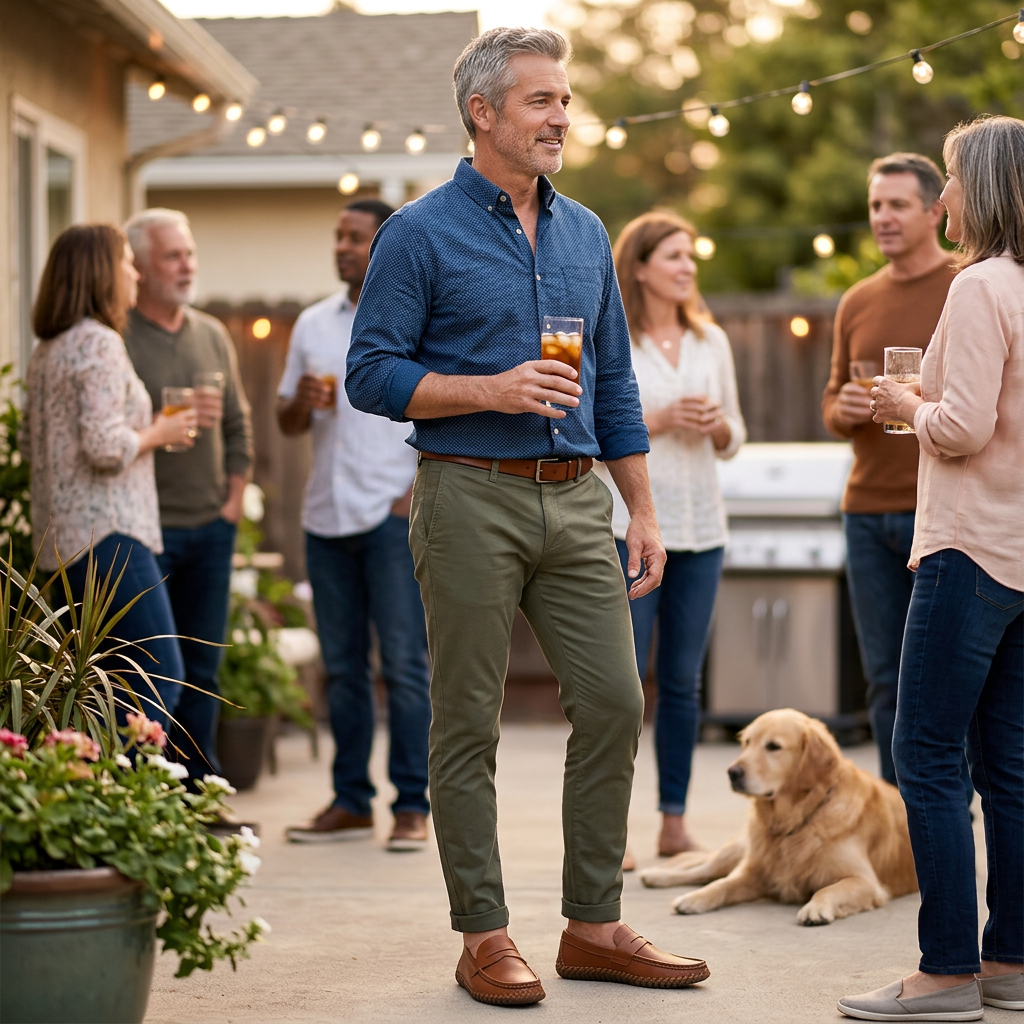 Men’s Casual Business Driving Classic Genuine Leather Penny Loafers Slip-On Walking Shoes