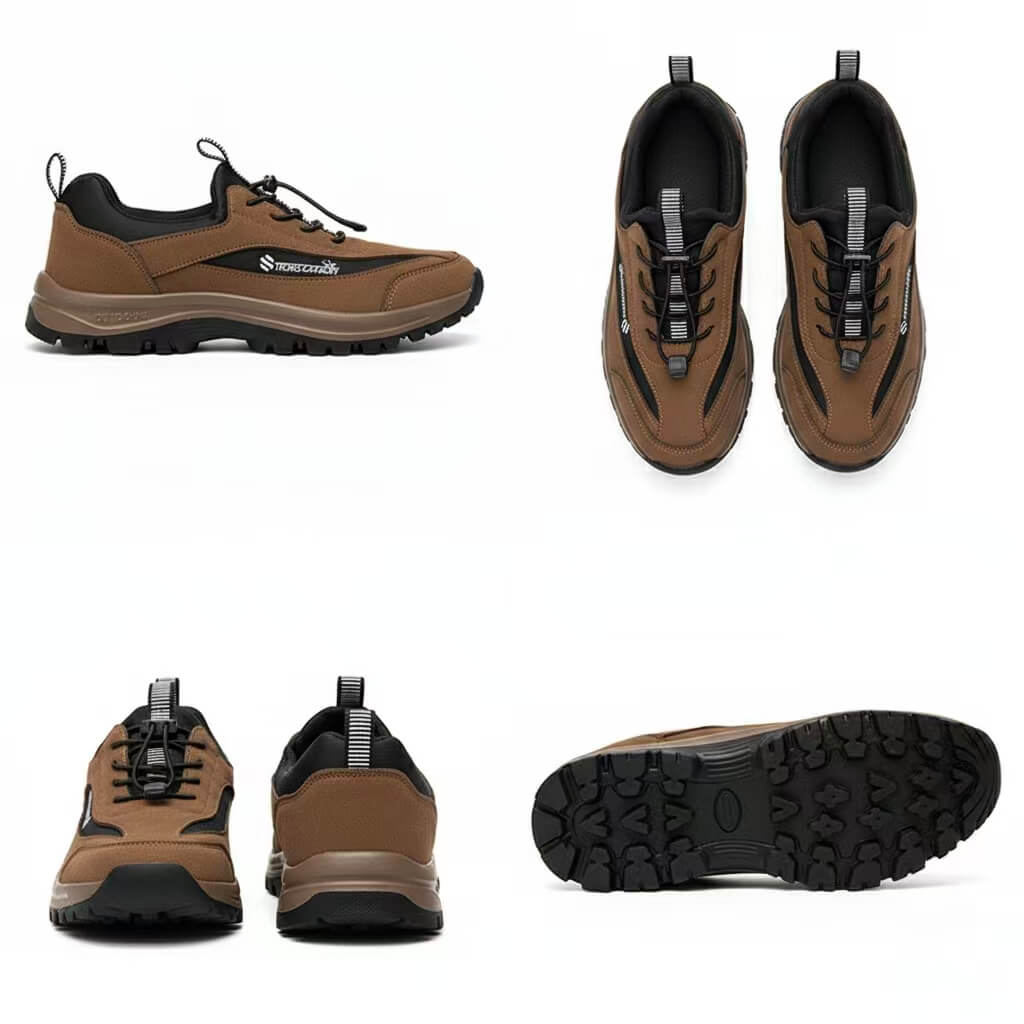 ⏰Promotion 50% OFF - Men's Comfortable Casual Arch Support Steel Toe Safety Work Shoes