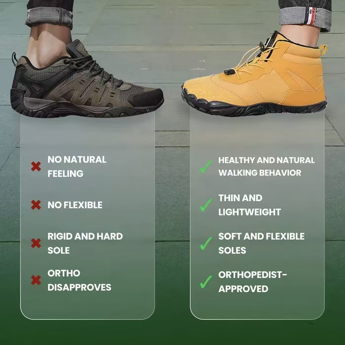 ⏰Promotion 50% OFF -Non-slip & Universal Winter Barefoot Shoe 