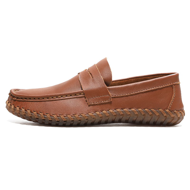 Men’s Genuine Leather Penny Loafers – Comfortable Everyday Slip-On