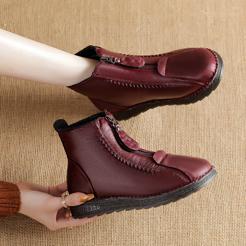 COMFYMORE™ Womens Winter Warm Waterproof Non-Slip Fur Lined Ankle Boots