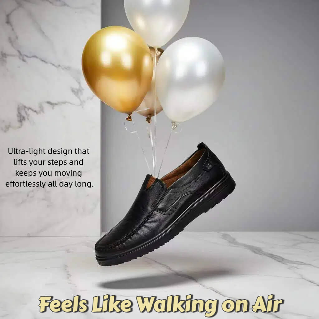 Last Day 50% OFF🔥Men's Premium Leather Lightweight Comfy Casual Slip-on Loafers