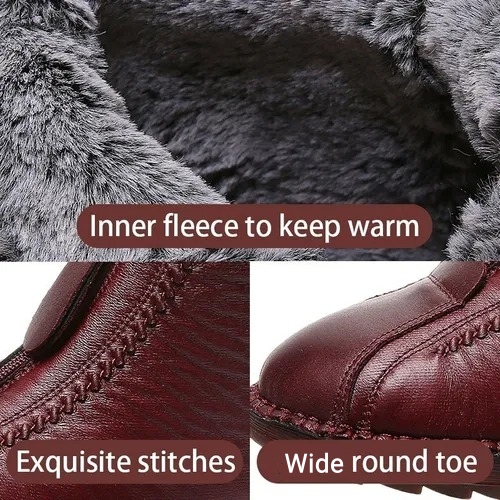 Last Day 50% OFF🔥Women‘s Waterproof Non-Slip Warm Fur Lined Winter Ankle Boots