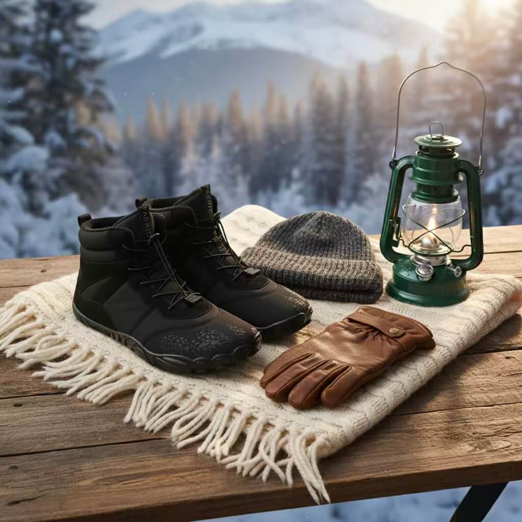 ⏰Promotion 50% OFF -Non-slip & Universal Winter Barefoot Shoe 