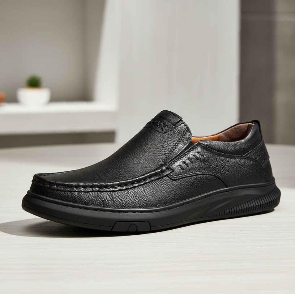 🔥Last Day 50% OFF⏳Men's Comfortable Arch Support Slip-On Leather Loafers