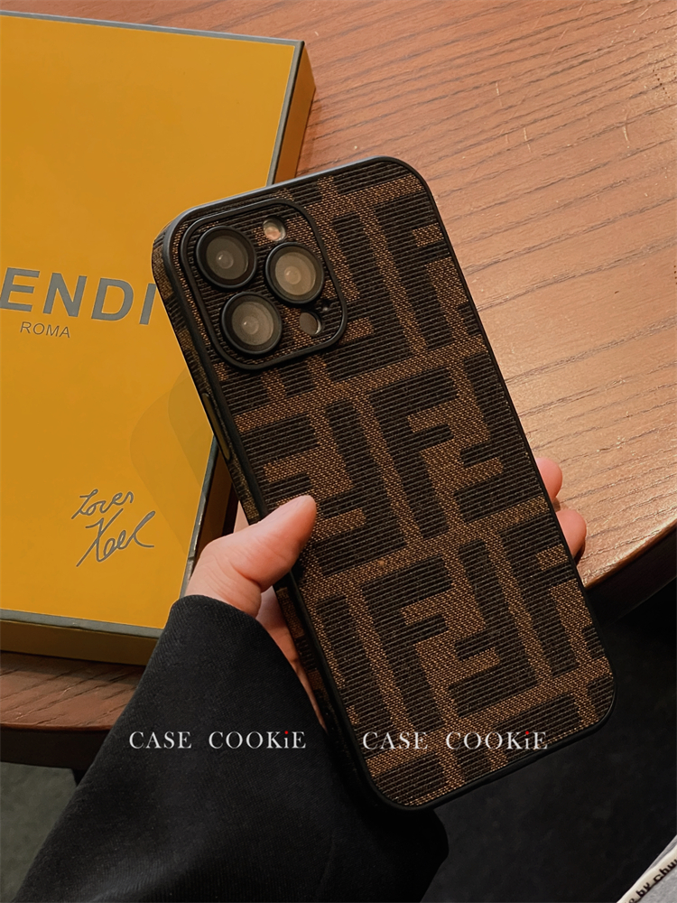 Fendi iPhone Case Brown QB241650 casefeely