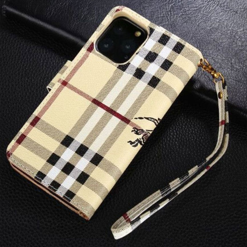 Burberry Holstered iPhone case With Card Holder And Strap Burberry Holstered iPhone case With Card Holder And Strap