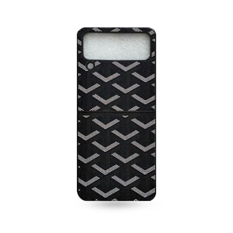 Leather GD Samsung Galaxy Z Flip Series Case Black -SZK251658