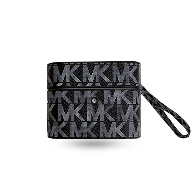 Leather MK AirPods 3rd Generation Cases Black-JDK251608