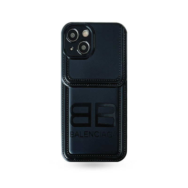 Leather BA iPhone Case Black- 998143895471