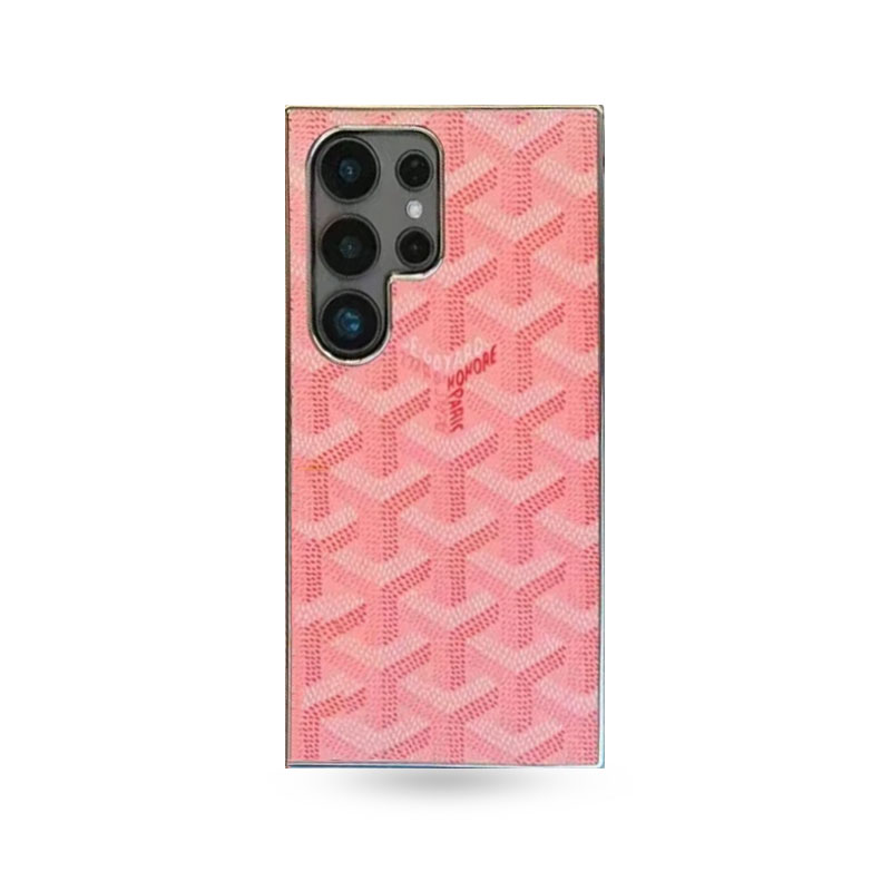 Luxury Leather GD Samsung Galaxy S Series Case Pink -SXK251625