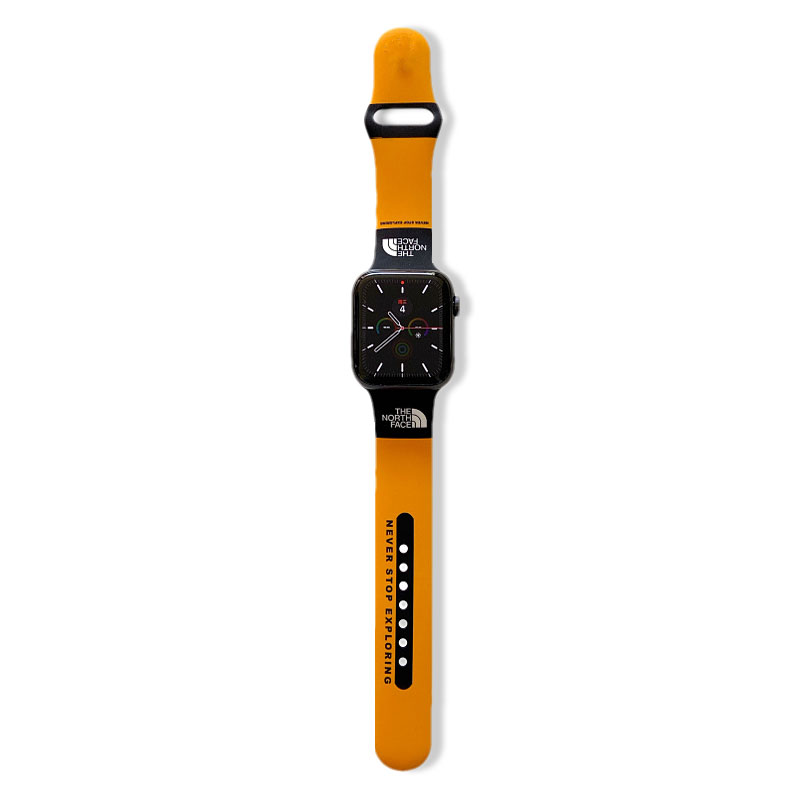 Silica Gel TNF Apple Watch Band Black-BBD251428